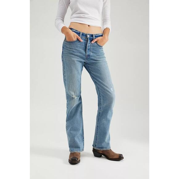 Levis Wedgie Bootcut Womens Jeans Back In Town - 25w X 32l - Picture 1 of 7